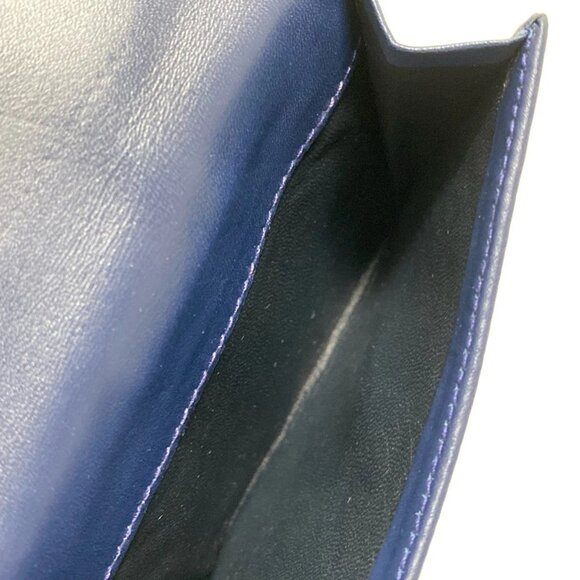 GUCCI Old Gucci/Flora - Cream Navy Multi Canvas Leather Double-hook Wallet - Picture 4 of 7